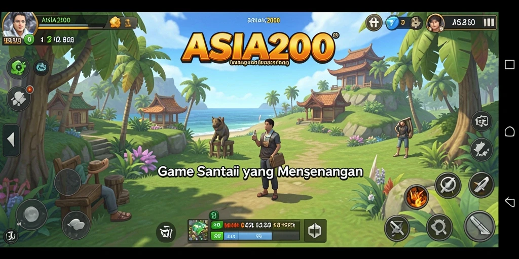 Screenshot gameplay ASIA200 menunjukkan pengalaman bermain yang menyenangkan.