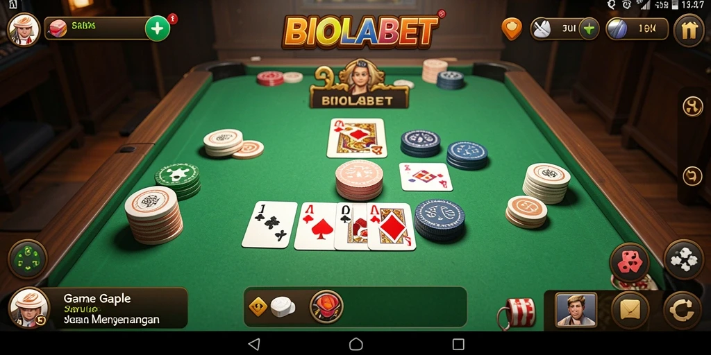 Tampilan gameplay seru dan interaktif di BIOLABET.