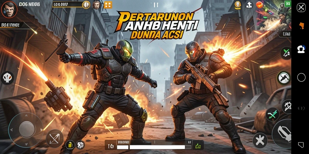 Tangkapan layar dari gameplay D06 yang intens dan menghibur.