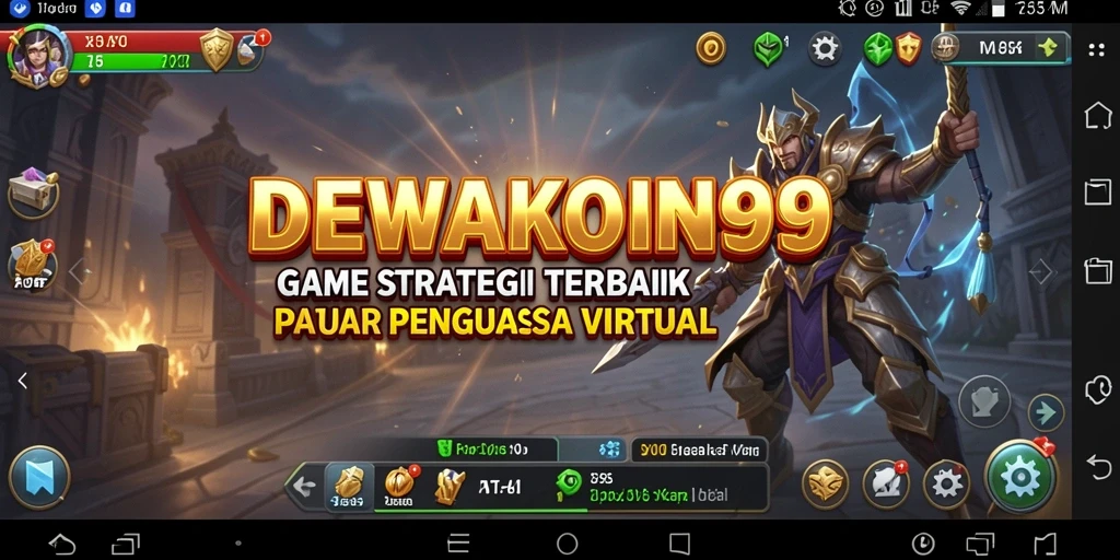 Screenshot gameplay DEWAKOIN99 yang menunjukkan pertempuran strategis antar pemain.