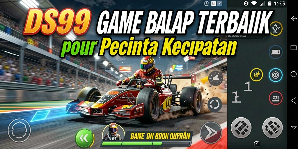 Gameplay seru DS99 dengan grafis balap yang menakjubkan.