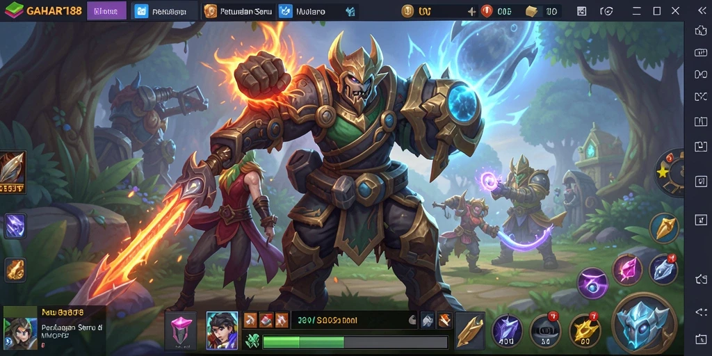 Tangkapan layar utama GAHAR188 dengan gameplay yang mendebarkan.