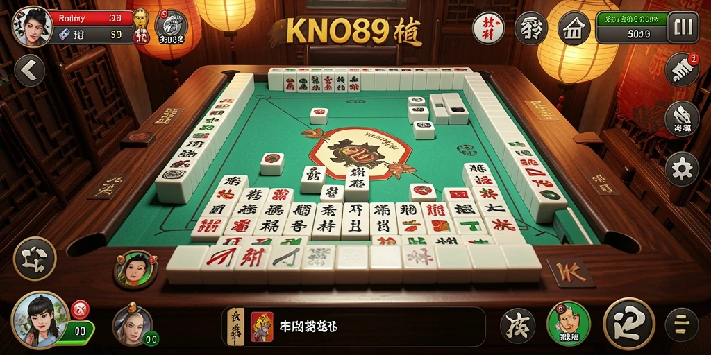 Tampilan gameplay seru dan menarik dari KNO89 Mahjong.