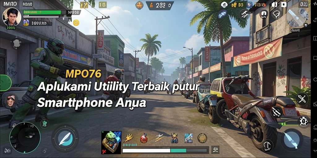 Screenshot MPO76 menunjukkan fitur-fitur Utility yang intuitif dan bermanfaat.