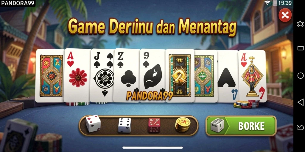 Tampilan gameplay seru dari PANDORA99 dengan interaksi menarik.
