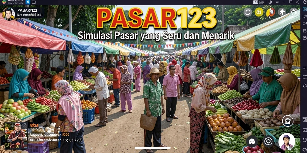Tampilan gameplay PASAR123 yang mengasyikkan dan interaktif.
