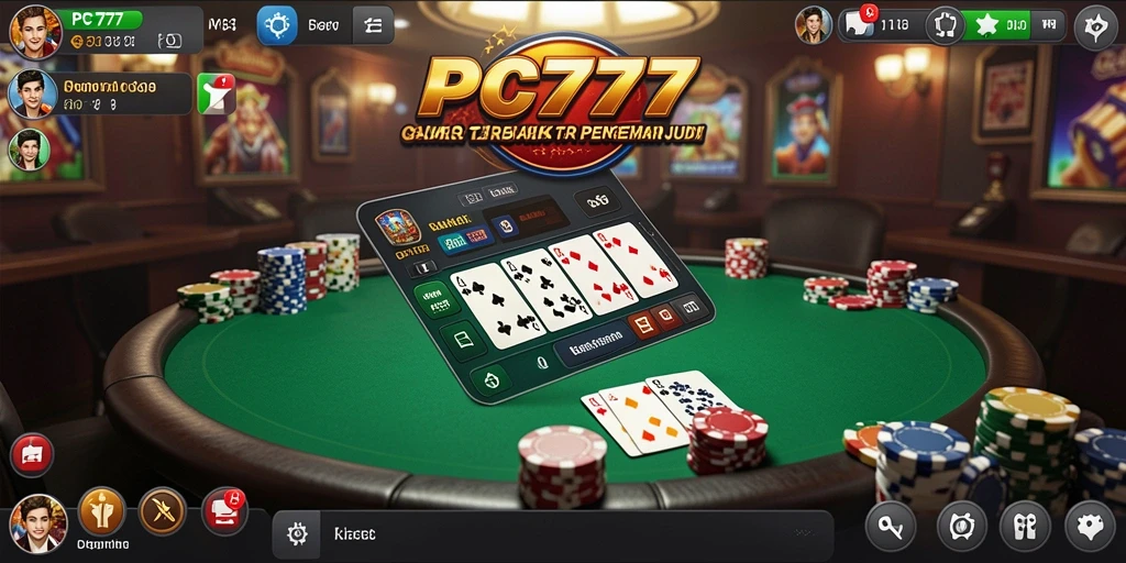 Screenshot gameplay Poker yang menampilkan suasana turnamen yang seru.