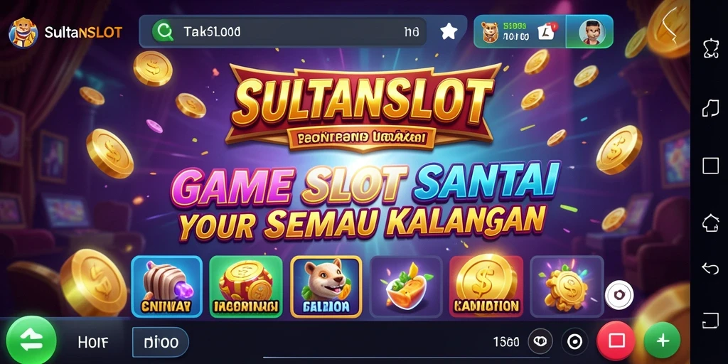 Tampilan menarik dari gameplay SULTANSLOT yang mengasyikkan dan santai.