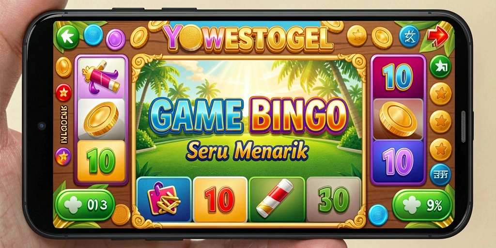 Screenshot YOWESTOGEL yang menampilkan gameplay Bingo yang seru.